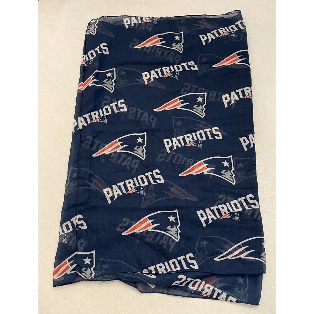 Patriots Dark Navy Blue Infinity Scarf Wrap